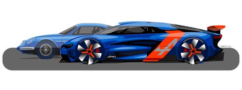 суперкар Renault Alpine A110-50