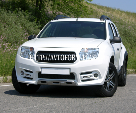 Оригинальный тюнинг передней части Renault Duster