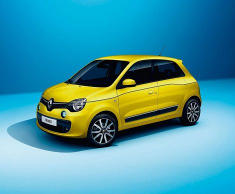 Оптимистично бодрый желтый экземпляр Renault Twingo